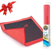 ARTIPOLY Premium Clay Decontamination Towel - Professional Detail Products - Proven Cleaning &amp; Release of Paint Contaminants; Increase Wax &amp; Sealant Bond; Enhance Paint Gloss &amp; Color (12x12inches)