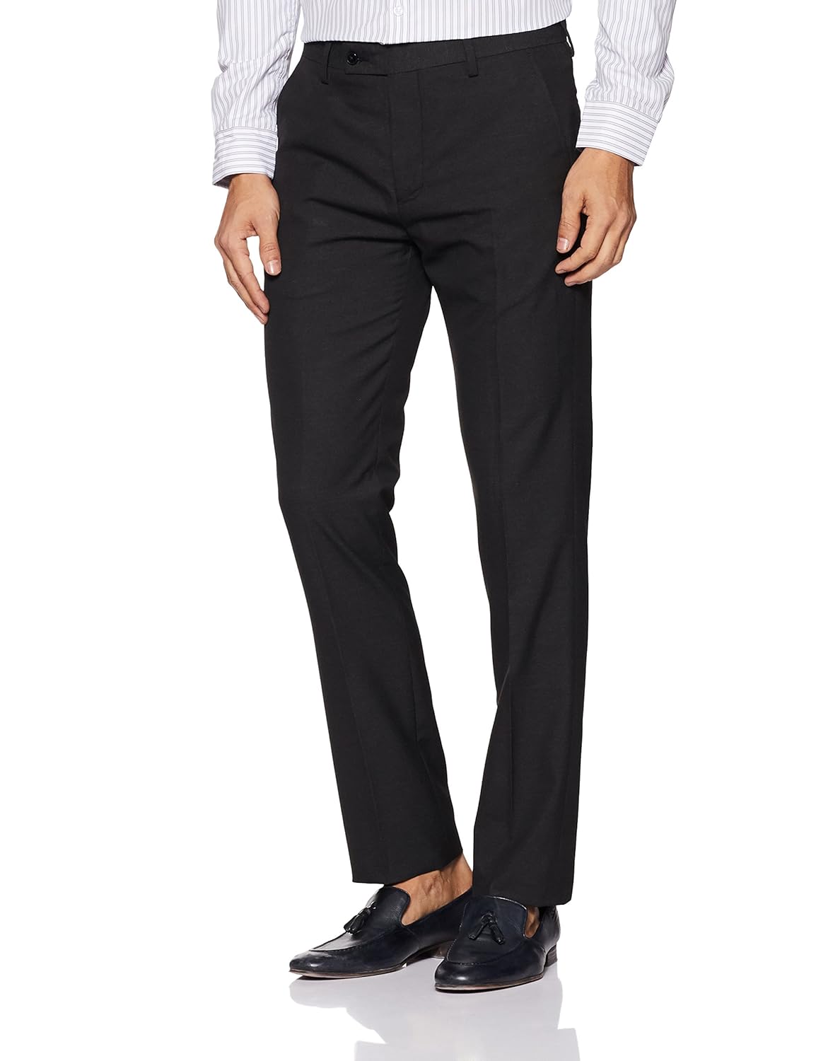 arrow men's pleat-front formal trousers