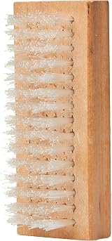 LEVIOC'S Wooden Nail Brush Double Sided Soft Bristles Manicure Pedicure Cleaning view 2