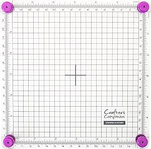 Crafter's Companion Stanzplattform 15,2 X 15,2 Cm – Transparente Gummimatte Für Präzises Basteln