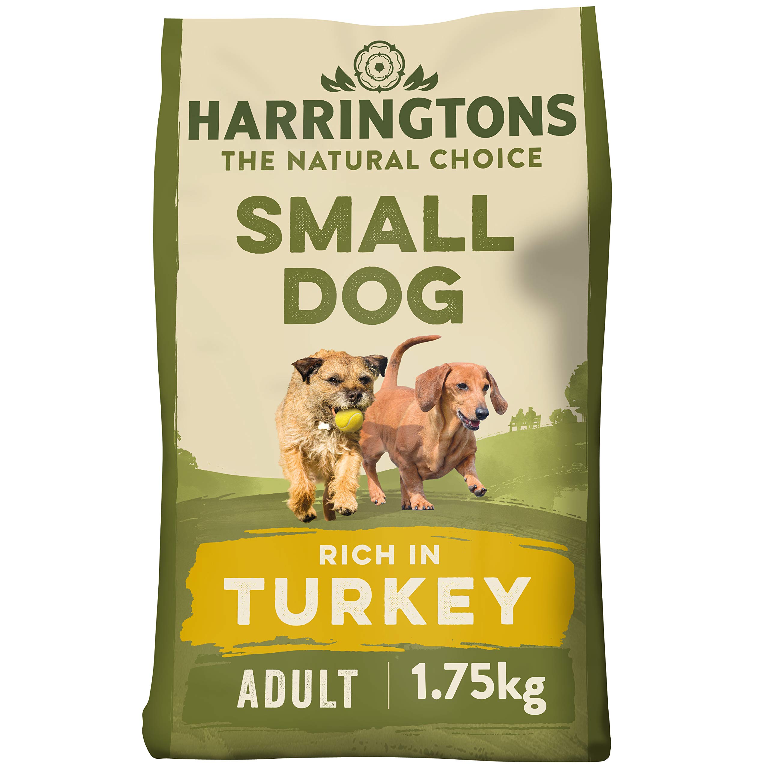 Harringtons Complete Small Dry Dog Food Turkey & Rice 4x1.75kg - Made with All Natural Ingredients