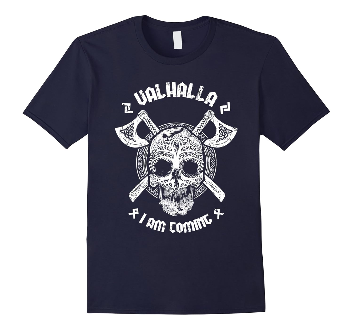 Valhalla I am Coming Viking Death Yggdrasill Gift T-Shirt-Rose