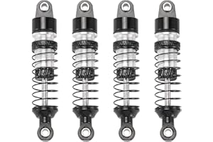 Kimapeso Aluminum 52MM RC Shocks Adjustable Long Travel Absorber Oil Threaded Damper for TRX4M 1/18 RC Crawler Upgrades Accessories