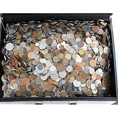 Over 50 DIFFERENT World Coins (1/2) Half Pound Grab Bag - View 5