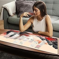 Tabletop Card Playmat with Stitched Edges, 24 x 14