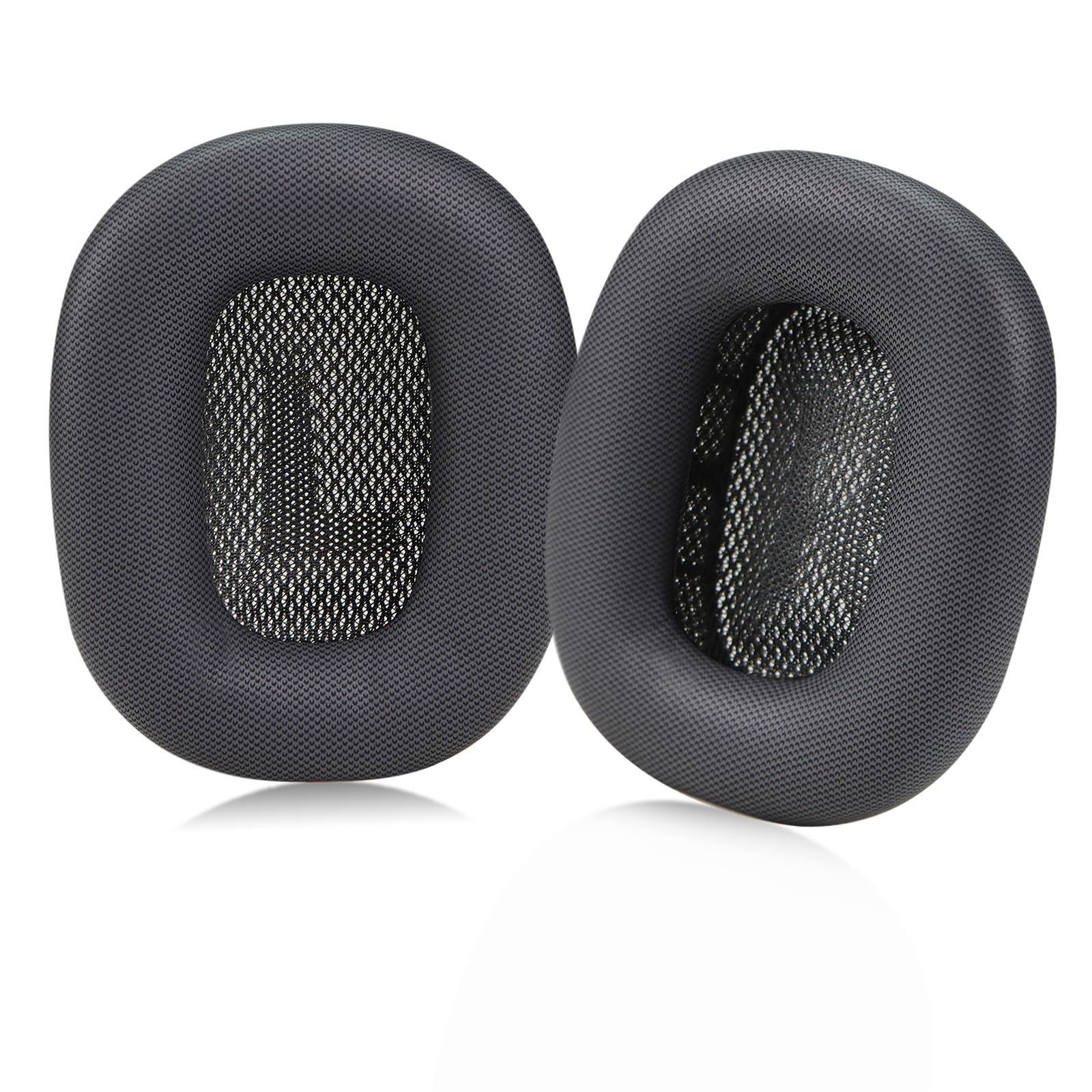 Sinowo Ear Cushions for Apple AirPods Max Headphones, Protein Leather Earpads Replacement Covers Cups Pads with Sofer Memory Foam and Magnet(Black)