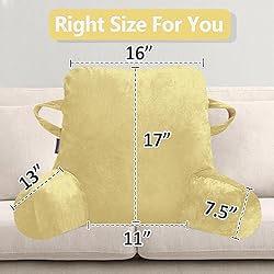 Unisakey Portable Comfy Reading Pillows for Sitting