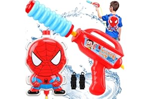 JONEG Water Guns for Kids, Squirt Gun with Backpack Tank, Water Toys for Boys Ages 3-5, Super Water Blaster Pistol, Outdoor Pool Toy for 3 4 5 6 7 8 12 Years Old Boys Girls