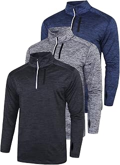 Quarter Zip Pullovers with Pockets 