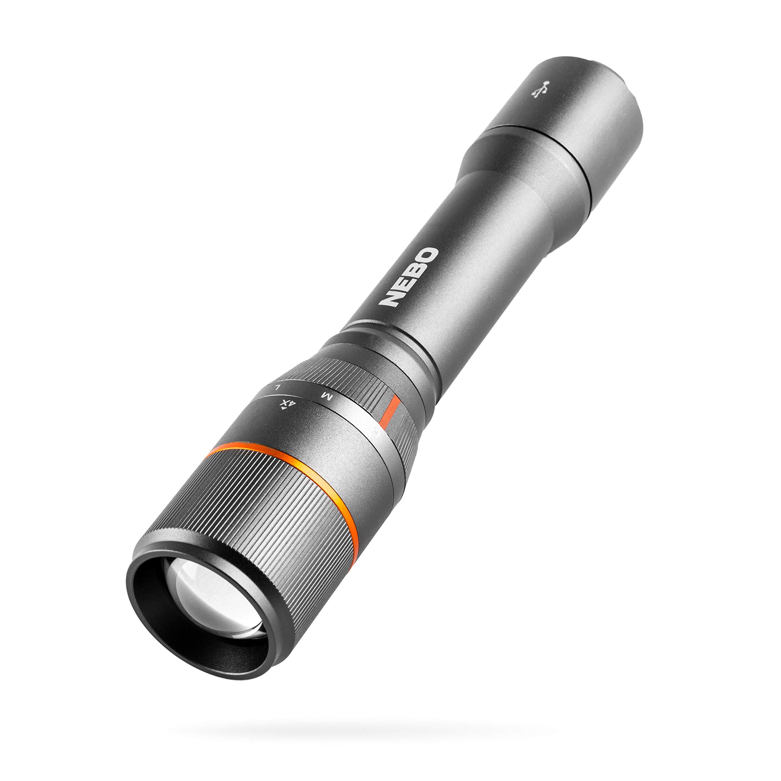 Photo 1 of NEBO Davinci 2000 Flashlight & Portable Charger | 2000 Lumens, 4 Light Modes, USB Rechargeable Power Bank, Waterproof, Super Bright LED Camping Light, Includes Charging Cable