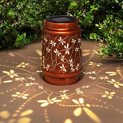 TickTime Dragonfly Solar Lantern Garden Outdoor LED Lamp IP65 Waterproof