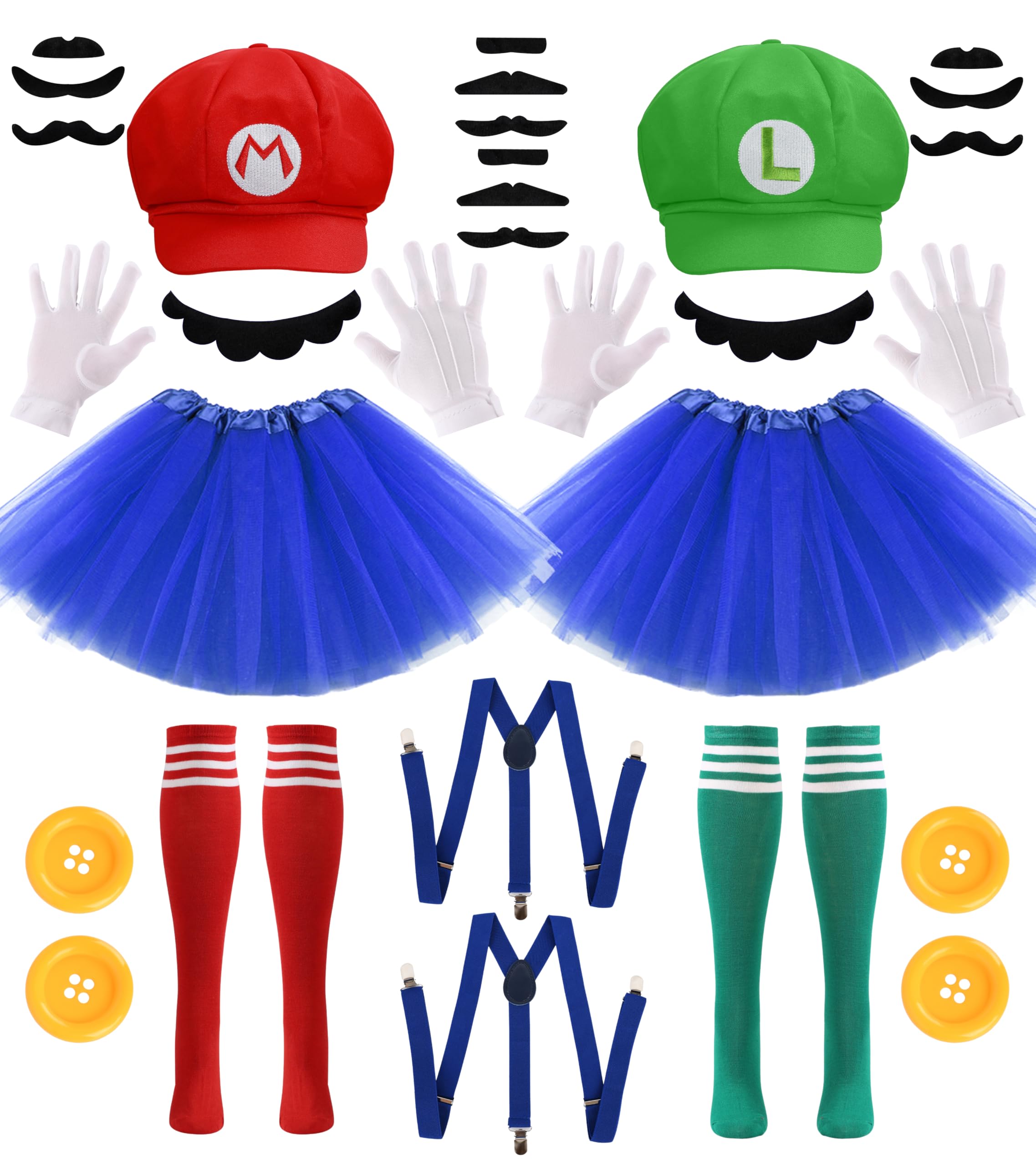 Photo 1 of ***************One of tutu missing and red socks****************
PIIDUOO Halloween Costumes Accessories for Adults Women - Duo Halloween Costumes for Best Friends - 2 Person Cosplay Party Set for Teen Girls