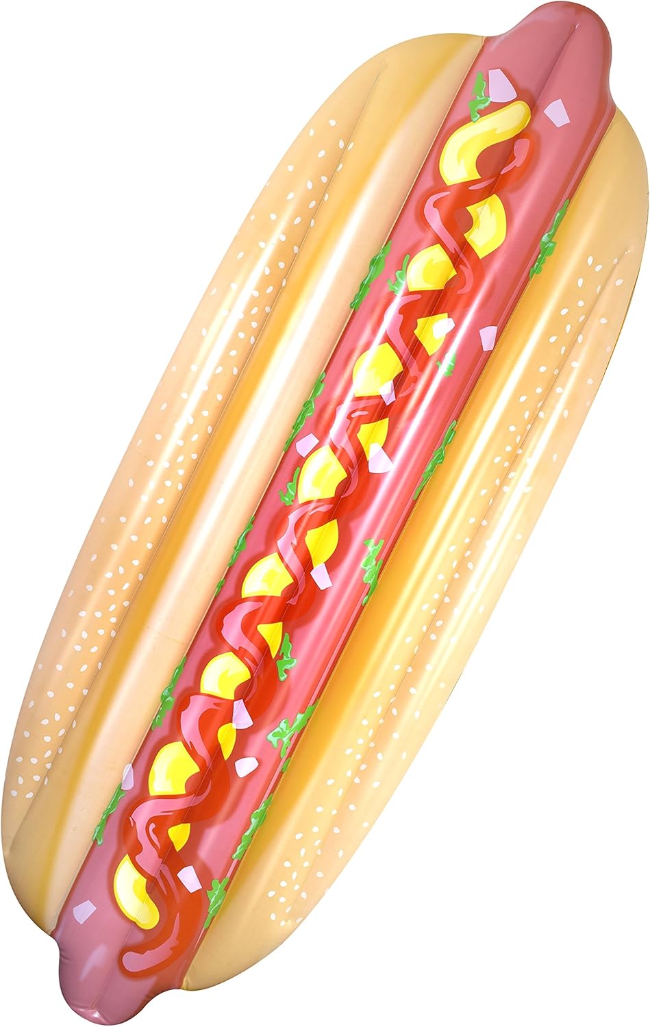 Amazon 面白い浮き輪 フロート ボート ホットドッグ 2m以上 海外 大きい プール 乗り物 グッズ ボート フロート おもちゃ