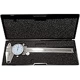 HFS (Tm) 0-6" ; 4 Way DIAL Caliper .001" Shock Proof New ; Plastic CASE