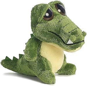 Aurora World Dreamy Eyes Plush Green Gator with Bubble Sound - 17104