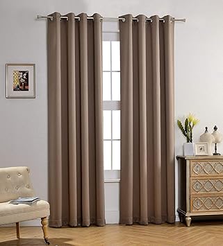 Amazon Com Empire Home Solid Reflection Thermal Blackout Curtains