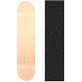 LOSENKA Maple Skateboard Decks Double Tail Skateboard Light Decks Free Skateboard Grip Tape