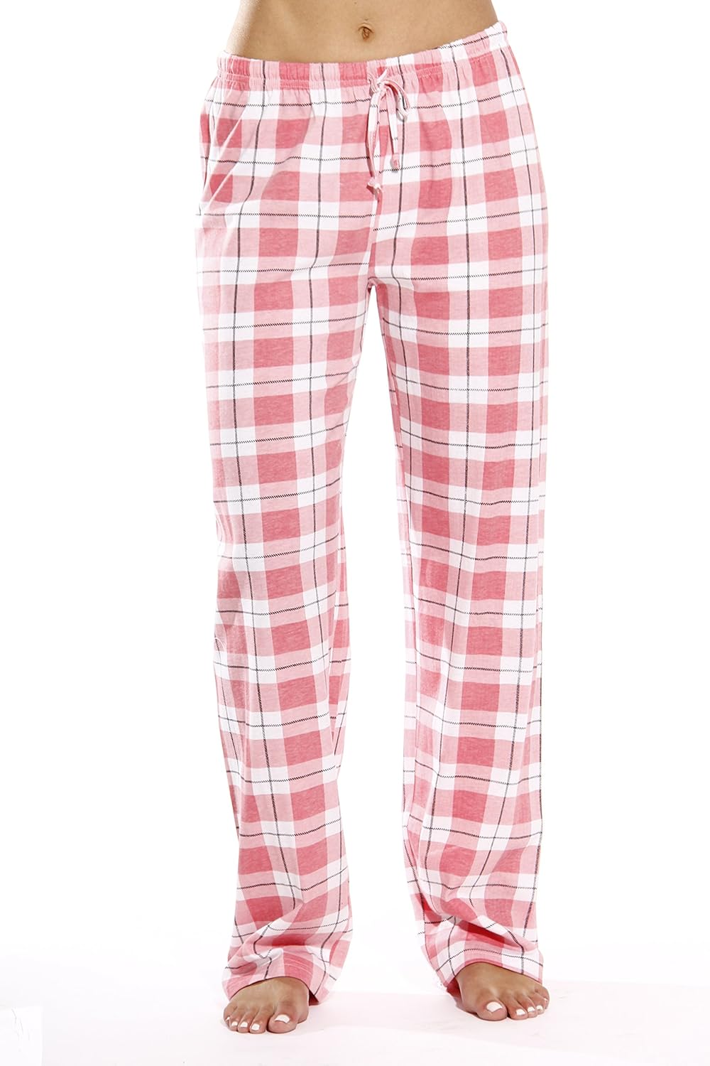 Just Love 100% Cotton Jersey Women Plaid Pajama Pants Sleepwear at  Women’s Clothing store