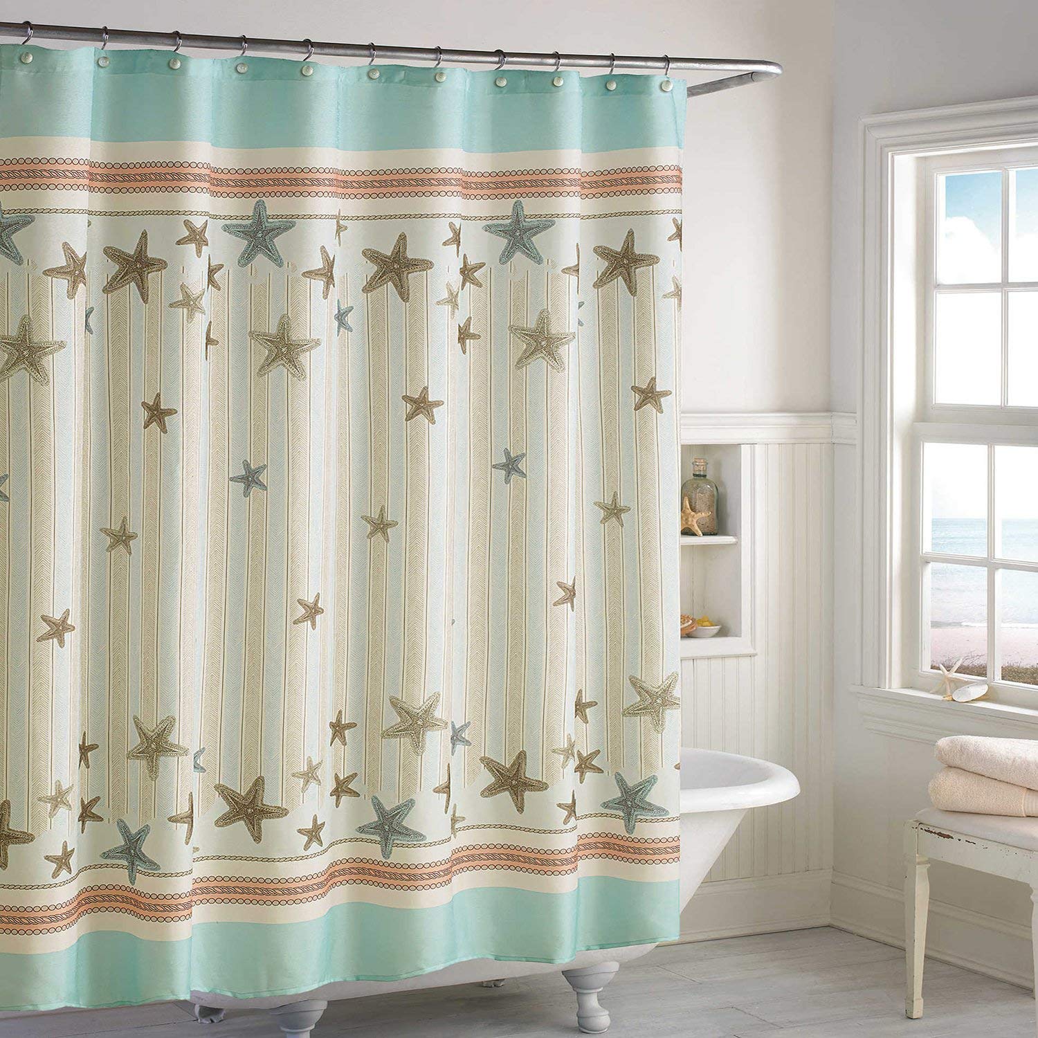 Ds Curtain Ds Curtain Tremiti Ocean Shower Curtain Waterproof