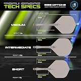 Winmau Fusion Integrated Flight & Shaft System No.2 Grey Intermediate Length view 2