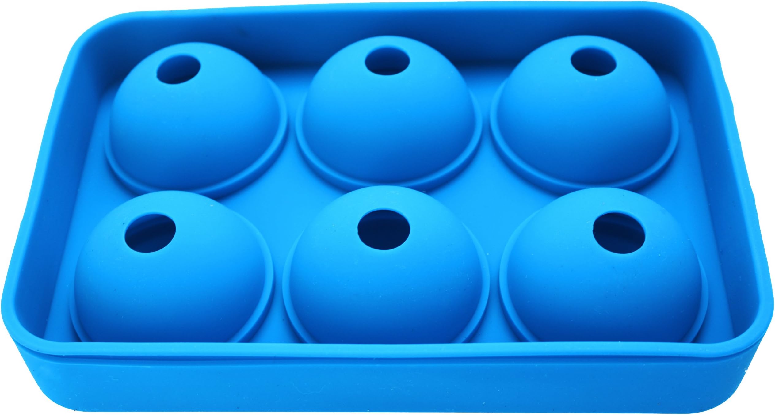 King size large Ice Ball Silicone Sphere Tray Molds-Blue