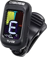 BOSS TU-02 Chromatic Clip-On Tuner for Guitar Bass Ukulele Battery Powered view 2