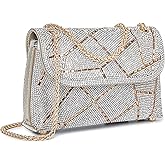 BBTT.ful Shoulder Bags Crossbody Bag Purses Handbags Crystals Rhinestone Evening Bag for Women Clutch Purse with Chain