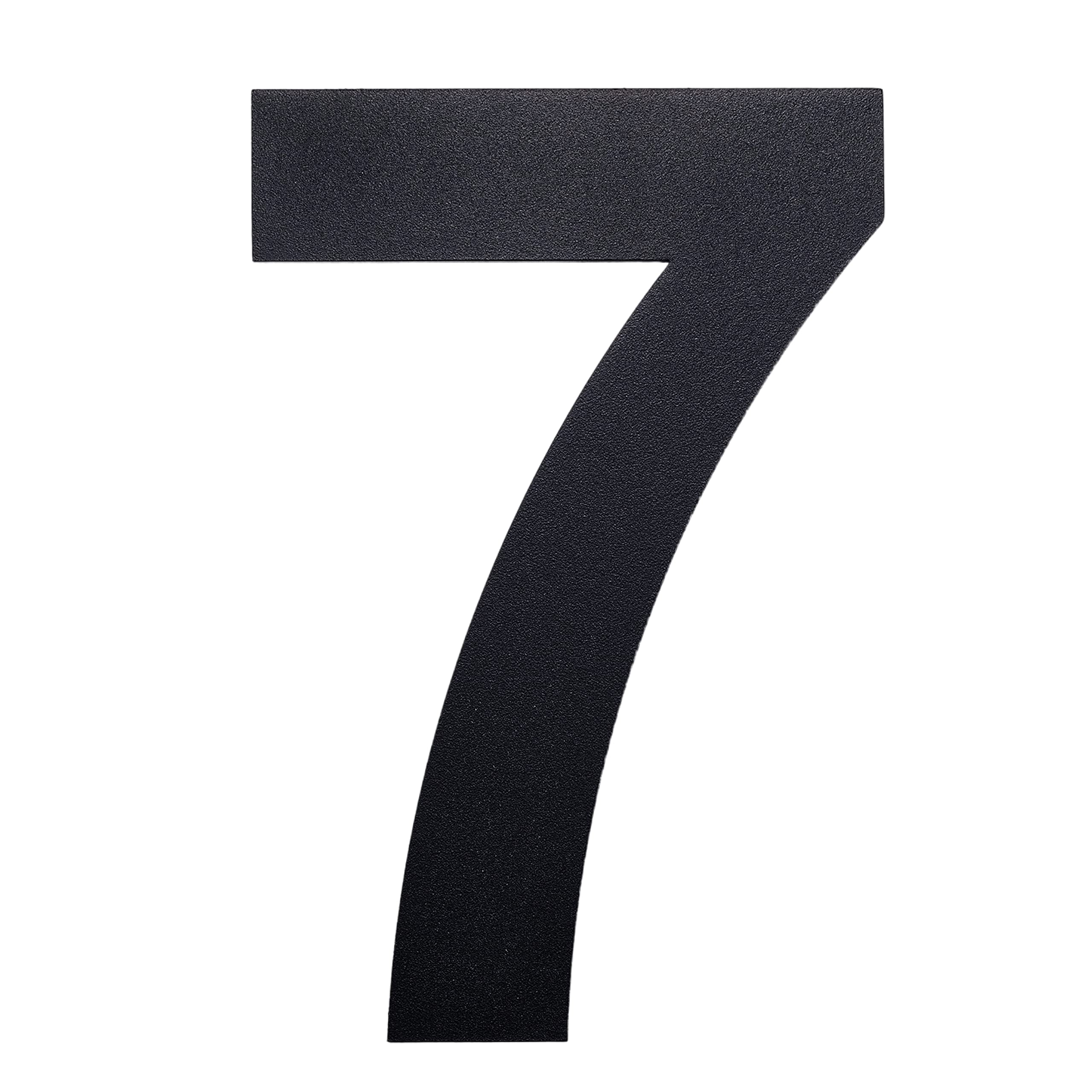 nanlyiau 6in/153mm Modern House Number Floating House Numbers Door Numbers Address Plaque Stainless Steel House Number Powder Coated RAL 7016 Anthracite Grey(7016 6in7)