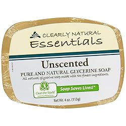 Clearly Natural Unscented Glycerine Bar Soap