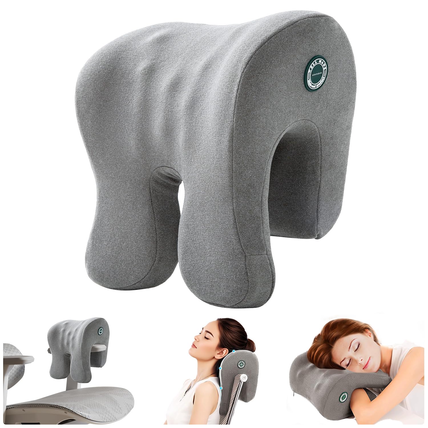 Photo 1 of Headrest Office Chair Neck Pillow Support Memory Foam Neck Support Supportive Headrest Pillow for Pressure Relief,Elbow Pillow for Office Chair, Improved Posture for Working Chair, Car, and Sofa