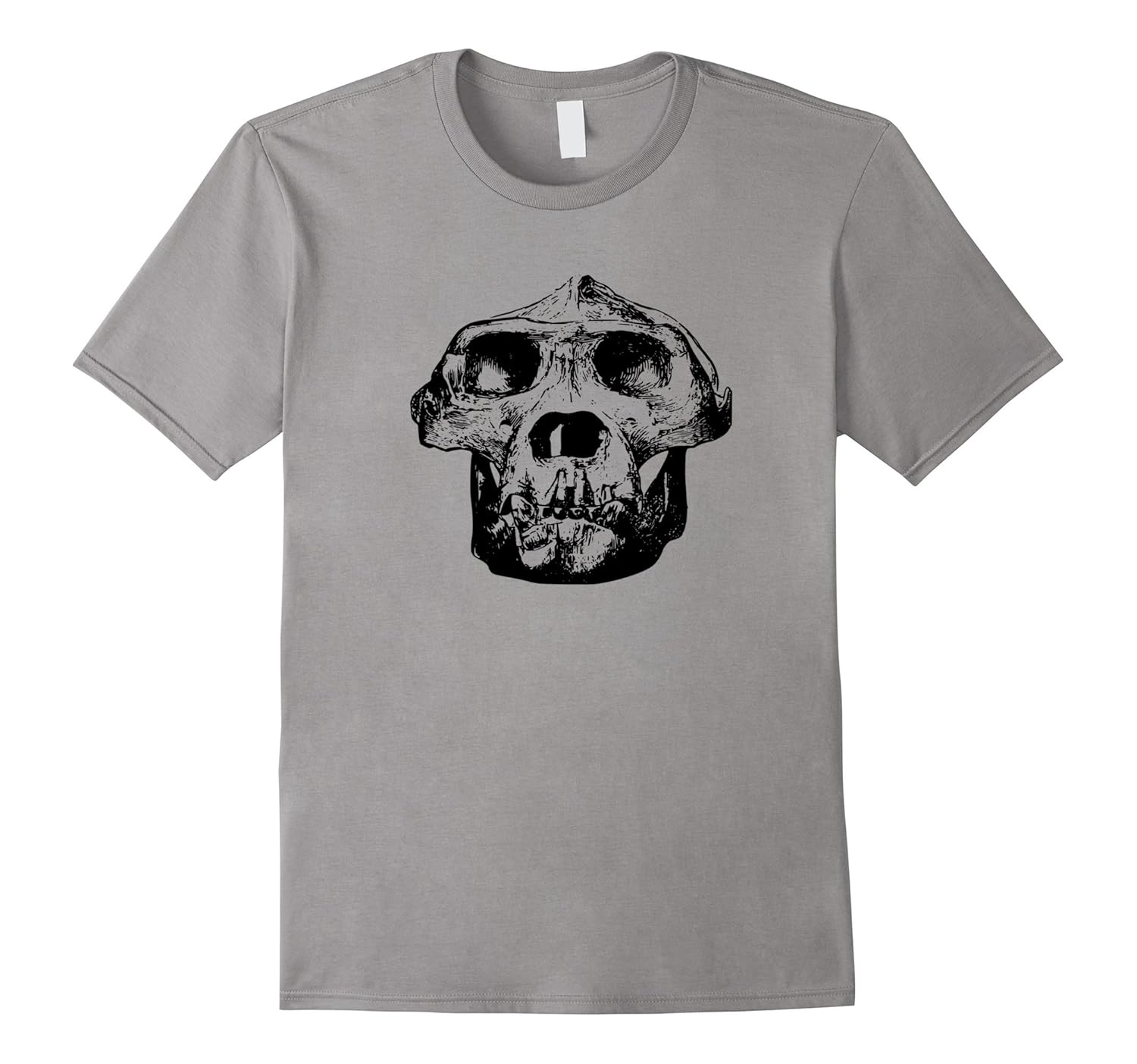 Gorilla Skeleton Head Skull Fossil T-Shirt Tee-ANZ