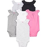 Simple Joys by Carter's Baby-Girls 6-Pack Short-Sleeve Bodysuit