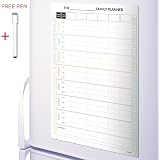 Calendrier Magnétique Réfrigérateur 2025 - 16 Mois Sept 2024 à Déc 2025 - 20.3x25.4cm - Design Bright Day