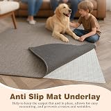Lusee Anti Slip Rug Underlay 80x150cm Non Slip Matting for Hard Surfaces view 5