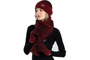 Winter Fingerless Gloves for Men, Touchscreen Waterproof Anti-Slip Warm Gloves for Running Cycling Driving Camping Hiking