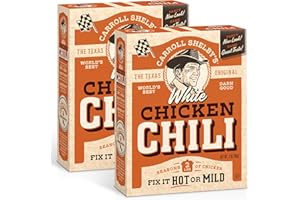 Carroll Shelby's Original Texas Brand White Chicken Chili Kit 3oz Box (Pack of 2)