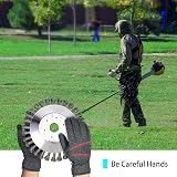 YUET 8'' Grass Trimmer Strimmer Head 24.5mm Replacement Wire Brush Wheel view 8