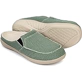 ADAX Men's Plantar Fasciitis & Pain Relief Orthotic Slippers with Arch Support (Size:US 7-US 14)