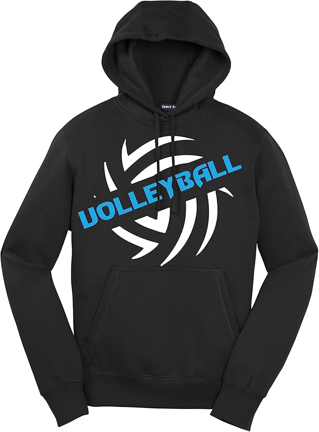 Volleyball Cotton Pullover Hoodie Clothing
