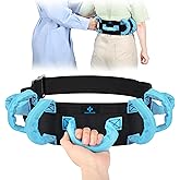 NIdreamCE Gait Belt Transfer Belts with Handles for Lifting Seniors, Safety Gate belt with Metal Buckle Medical Nursing Safet