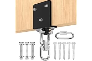 VivaZen Heavy Bag Hanger for Heavy Bag Beam Mount 360° Rotation Boxing Bag Ceiling Mount I-Beam Punching Bag Hanger Beam Mount Hooks Fit Hanging Punching Bags and Swings (700 LB Capacity)