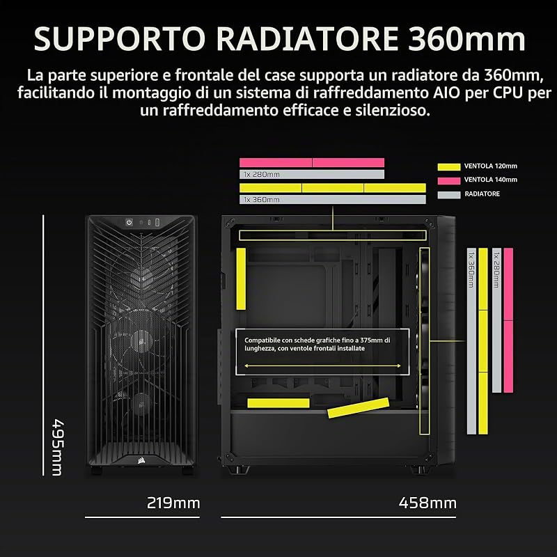 3200D RS Case PC Mid Tower – Fumo