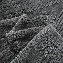 PU MEI Sherpa Throw Blanket for Couch Sofa