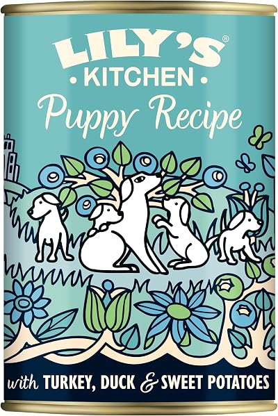 Lily's Kitchen Natural Puppy Wet Food Turkey Duck 6 x 400g Tin