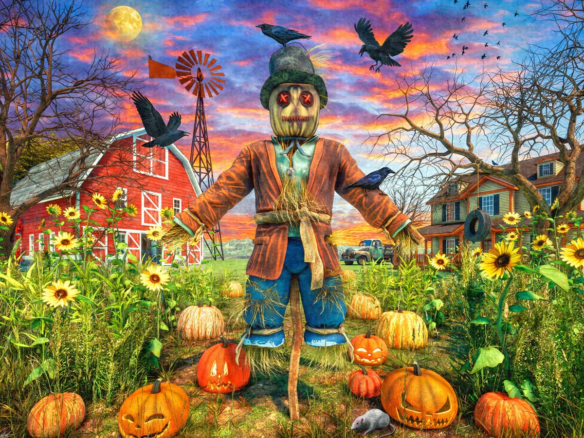 The Scarecrow Jigsaw Puzzle 550 Piece by Vermont Christmas Company