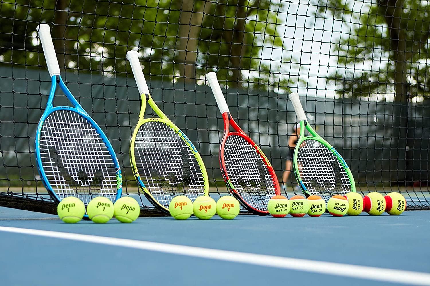 HEAD Speed Kids Tennis Racquet - Beginners Pre-Strung Head Light Balance Jr Racket - 23 Inch, Yellow : Sports & Outdoors