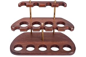 Dr Watson - Wooden Tobacco Pipe Stand - ARCH IX - For 9 Tobacco Pipes, Handmade from Solid Wood