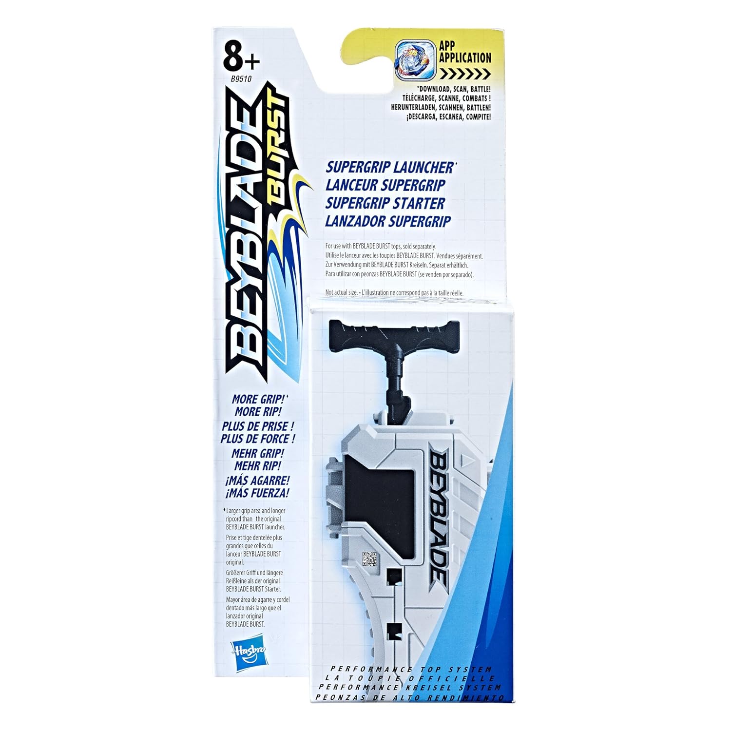 lanzador beyblade blanco