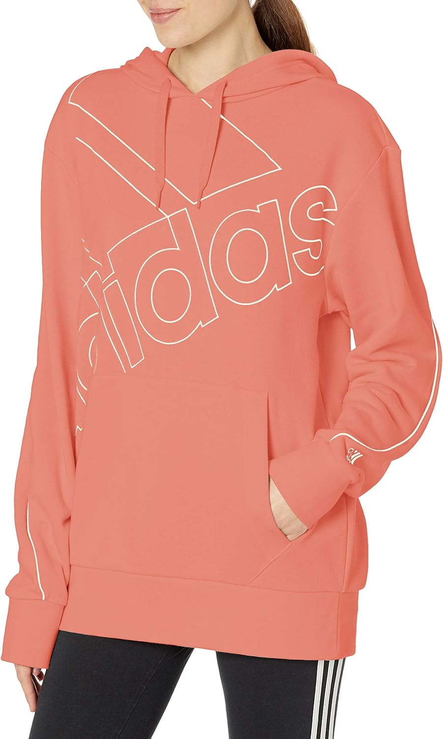 adidas Women's Essentials Brand Love Hoodie Amazon.co.uk Clothing