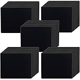 SaiTech IT 50 Pack Mouse Pad with Stitched Edges Non-Slip Rubber Base, Premium-Textured and Waterproof Mousepads Bulk, Mouse Pad for Computers, Laptop (8.66 x 7.1 Inch) - Black